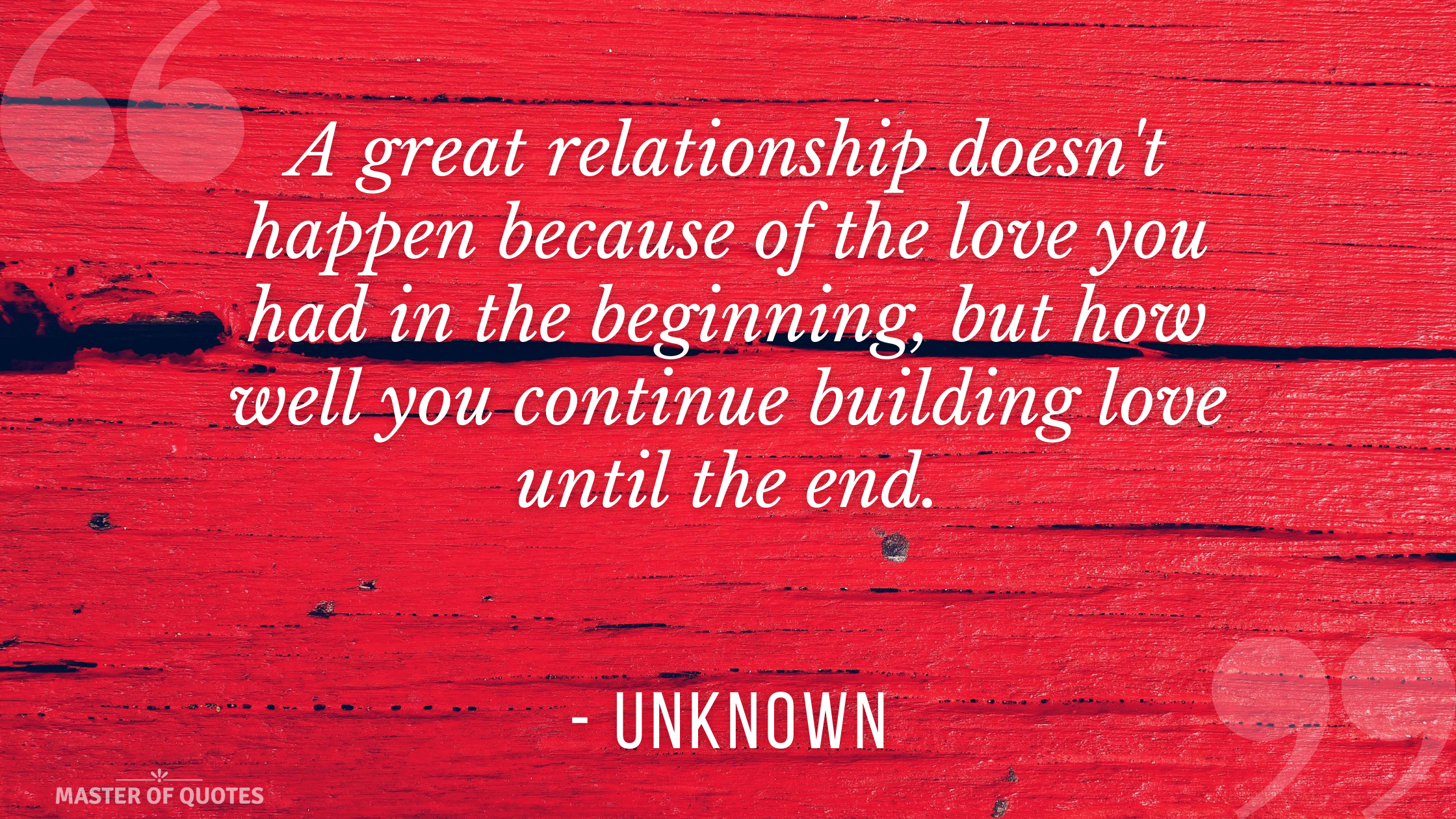 Unknown Relationship Quote